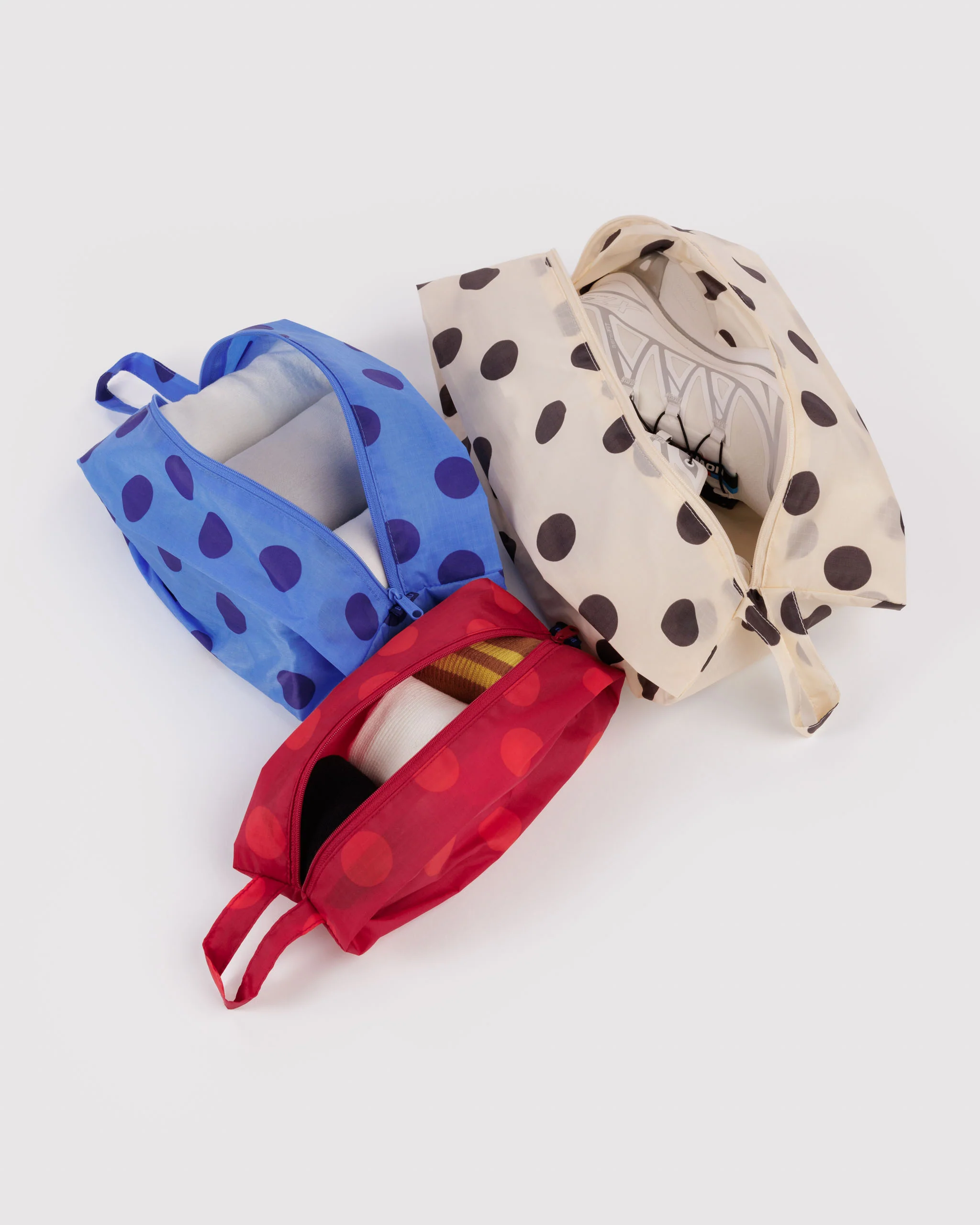 3D Zip Pouch Set - Polka Dot Mix - Image 2