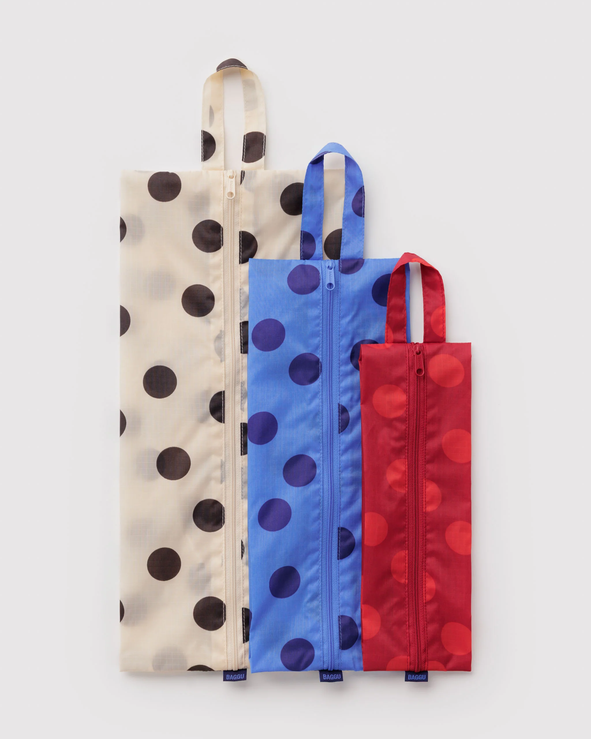 3D Zip Pouch Set - Polka Dot Mix - Image 3