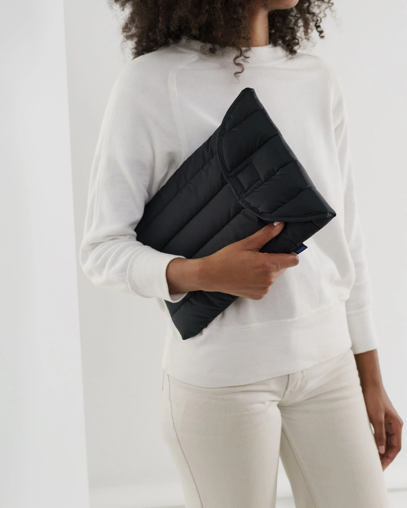Puffy Laptop Sleeve - Black - Image 2