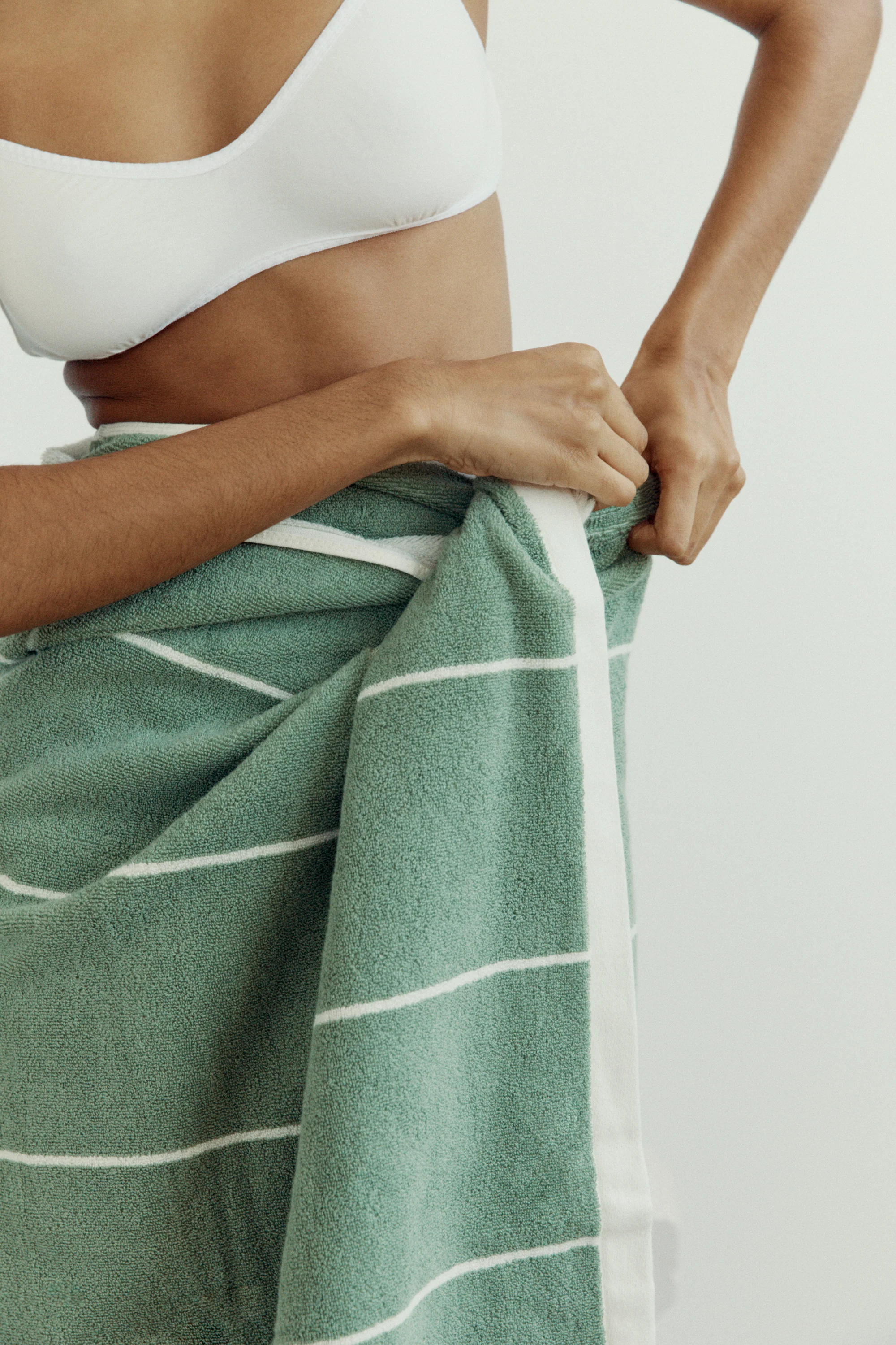 Bethell Bath Towel - Sage - Image 4