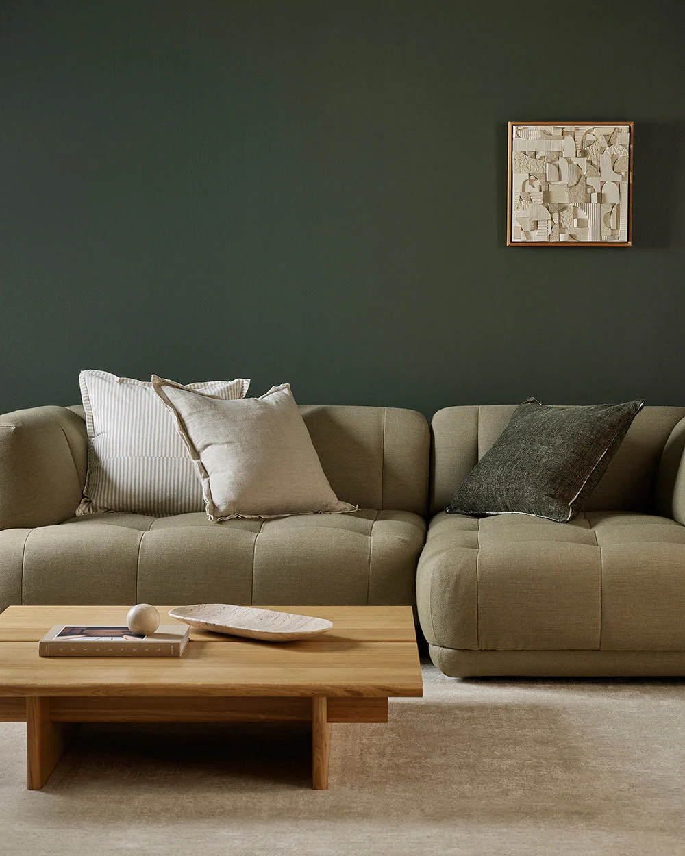 Rowan Cushion Cover - Oat - Image 3