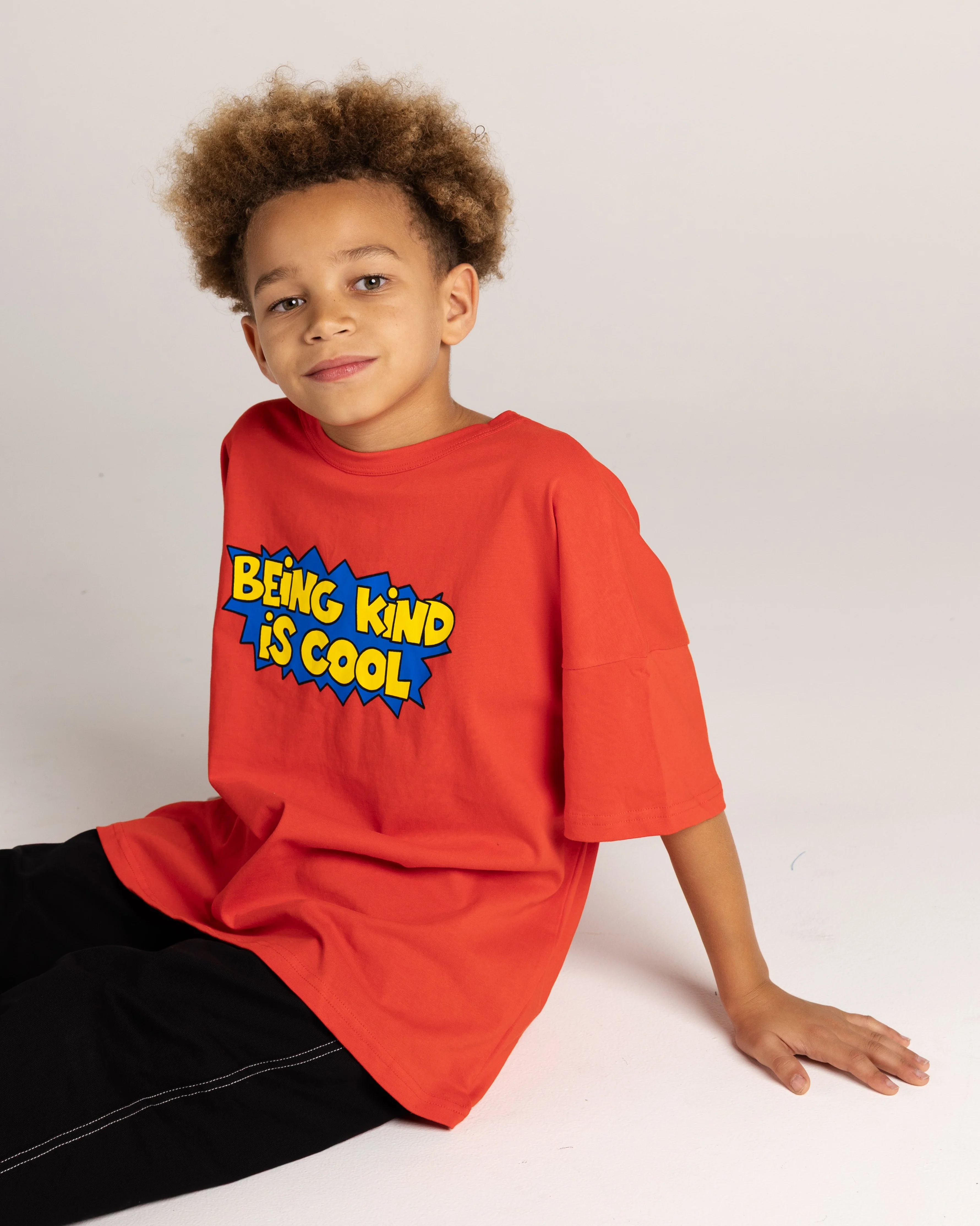 Being Kind is Cool Tee - Red - Image 4