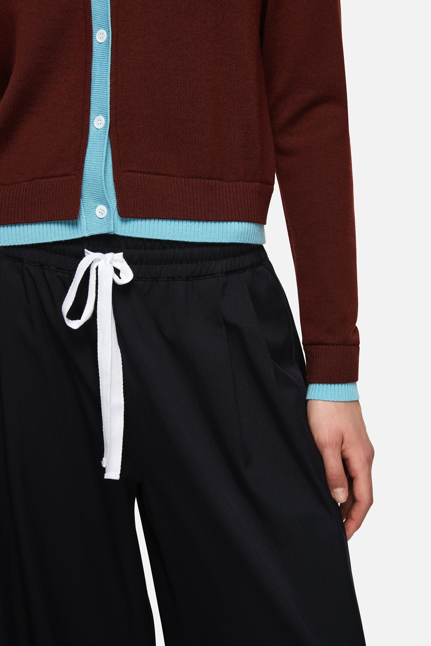 Roy Wool Cardigan - Brown - Image 5