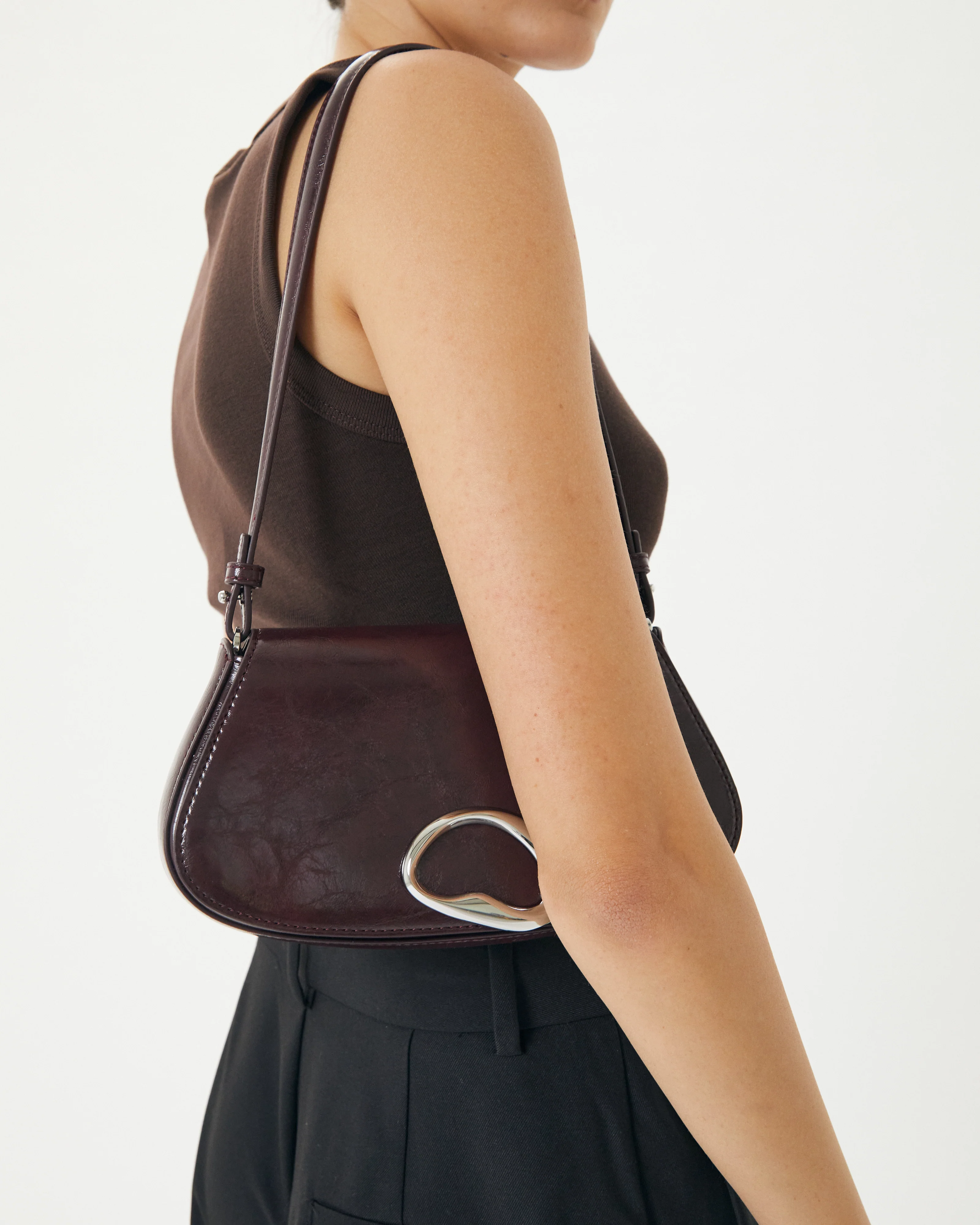 Eden Crossbody Bag - Bordeaux - Image 4