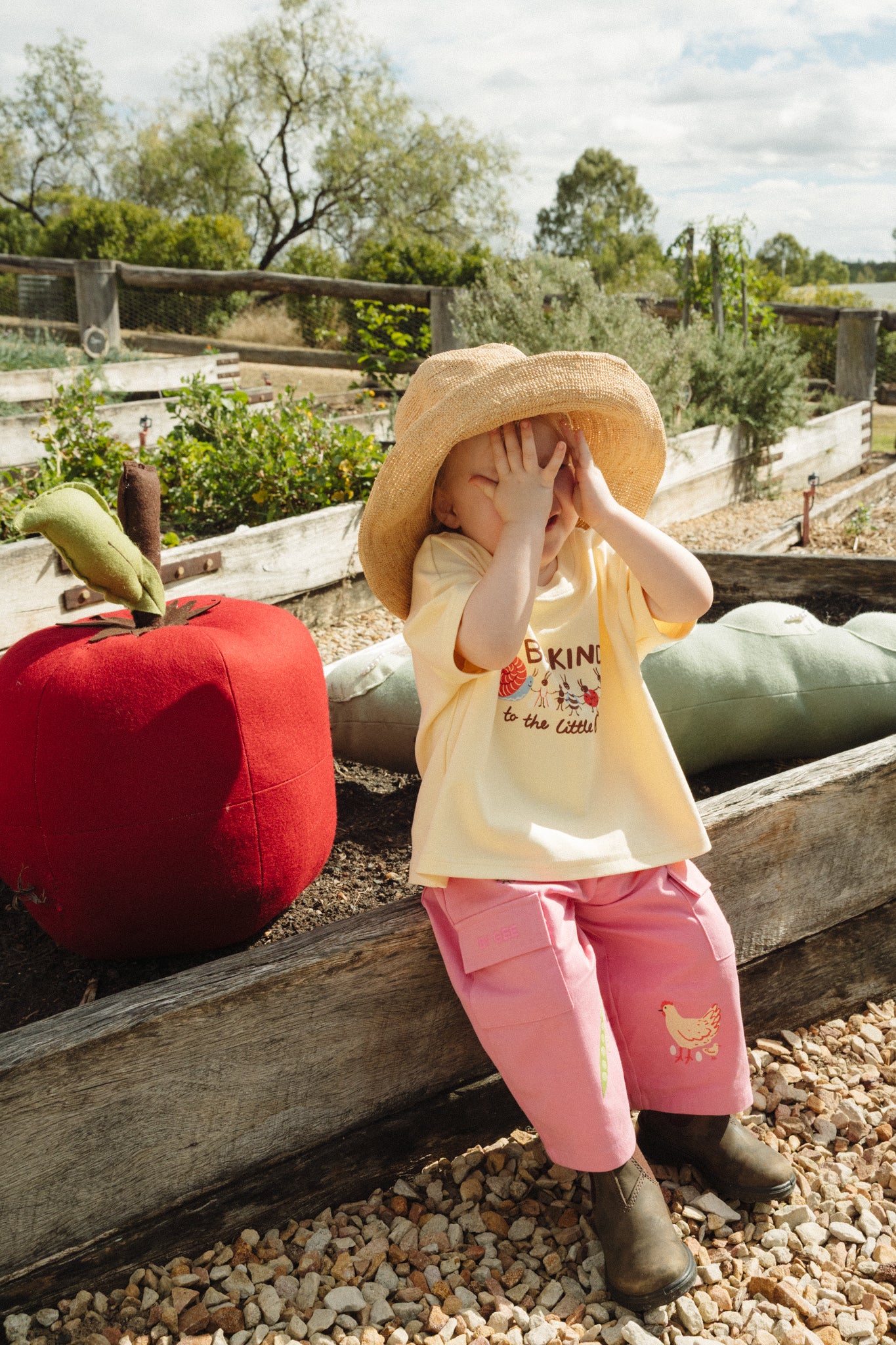 Cropped Cargo Pants - Peony - Image 4