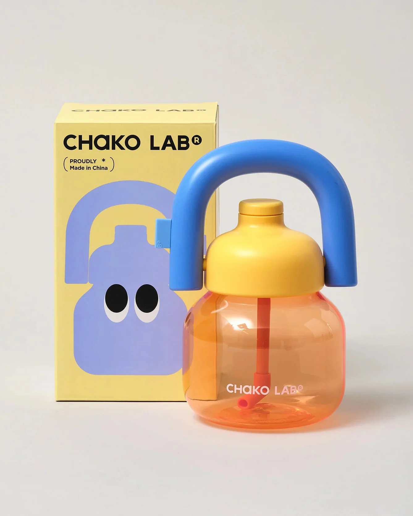 Linlin Kettle Water Bottle - Yellow & Blue - Image 7
