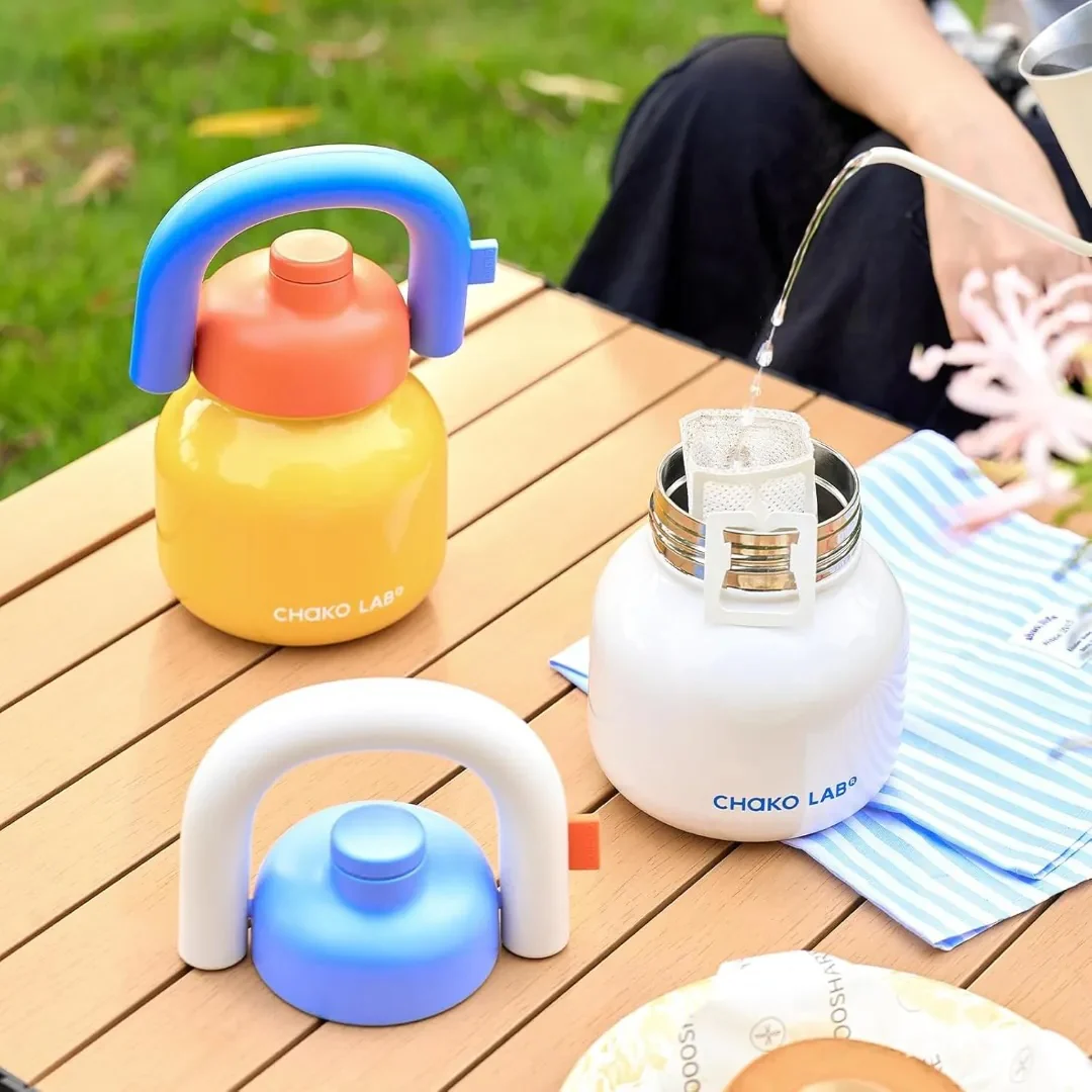Linlin Stainless Water Bottle - Yoghurt - Image 8