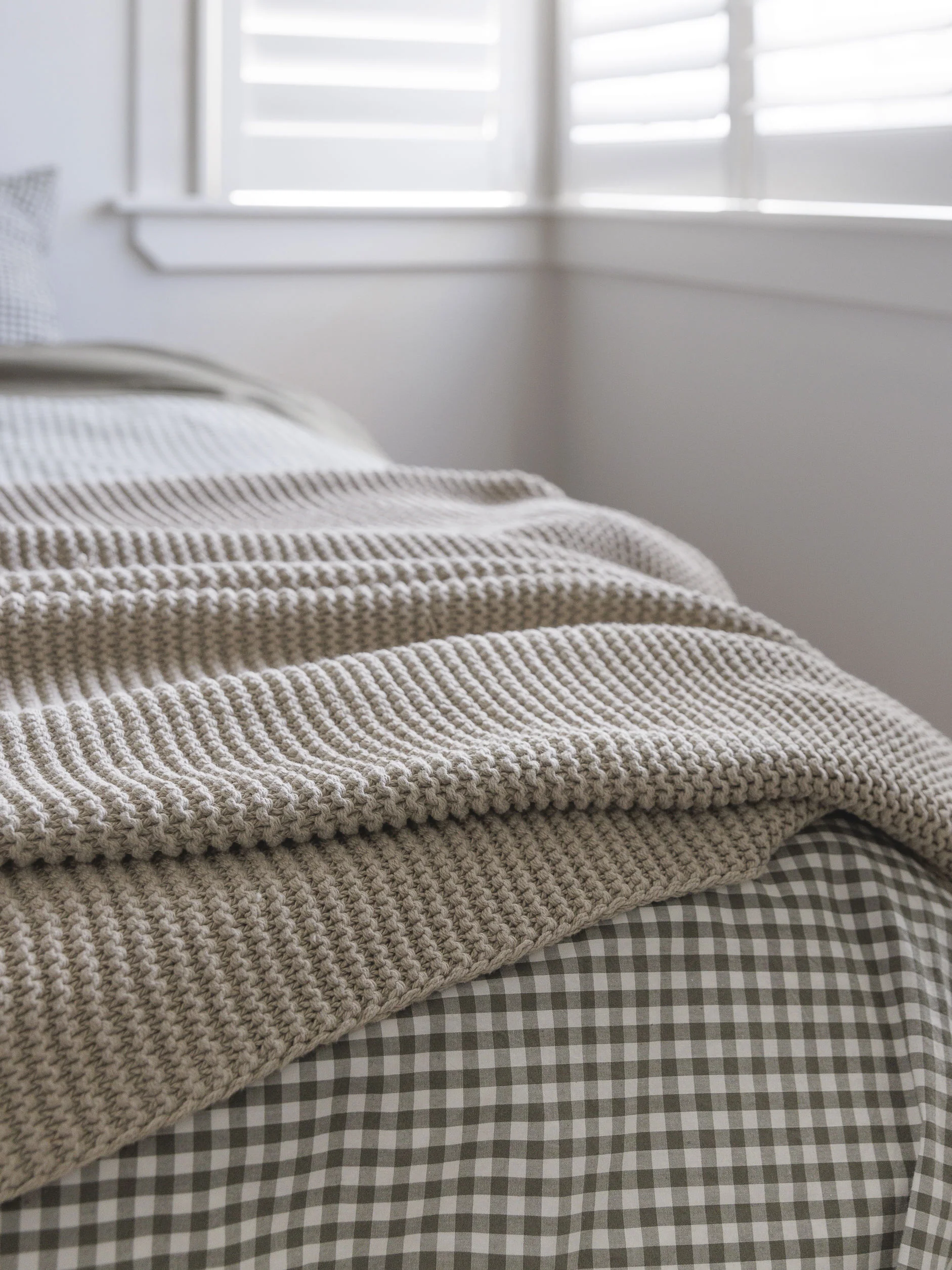 Duvet Cover - Olive Gingham - Image 3