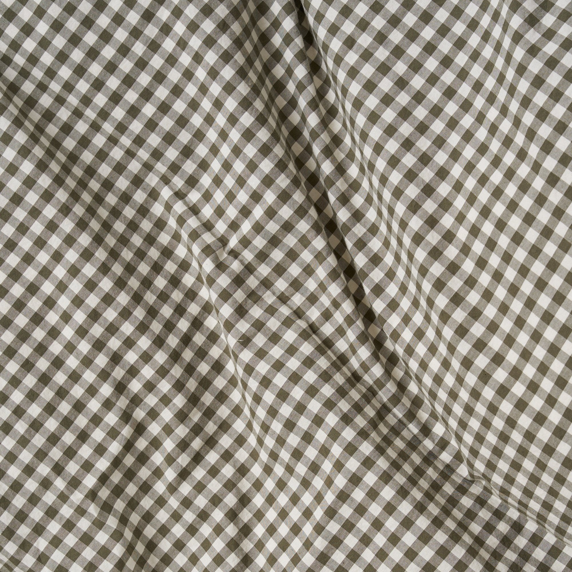 Pillowcase Pair - Olive Gingham - Image 2