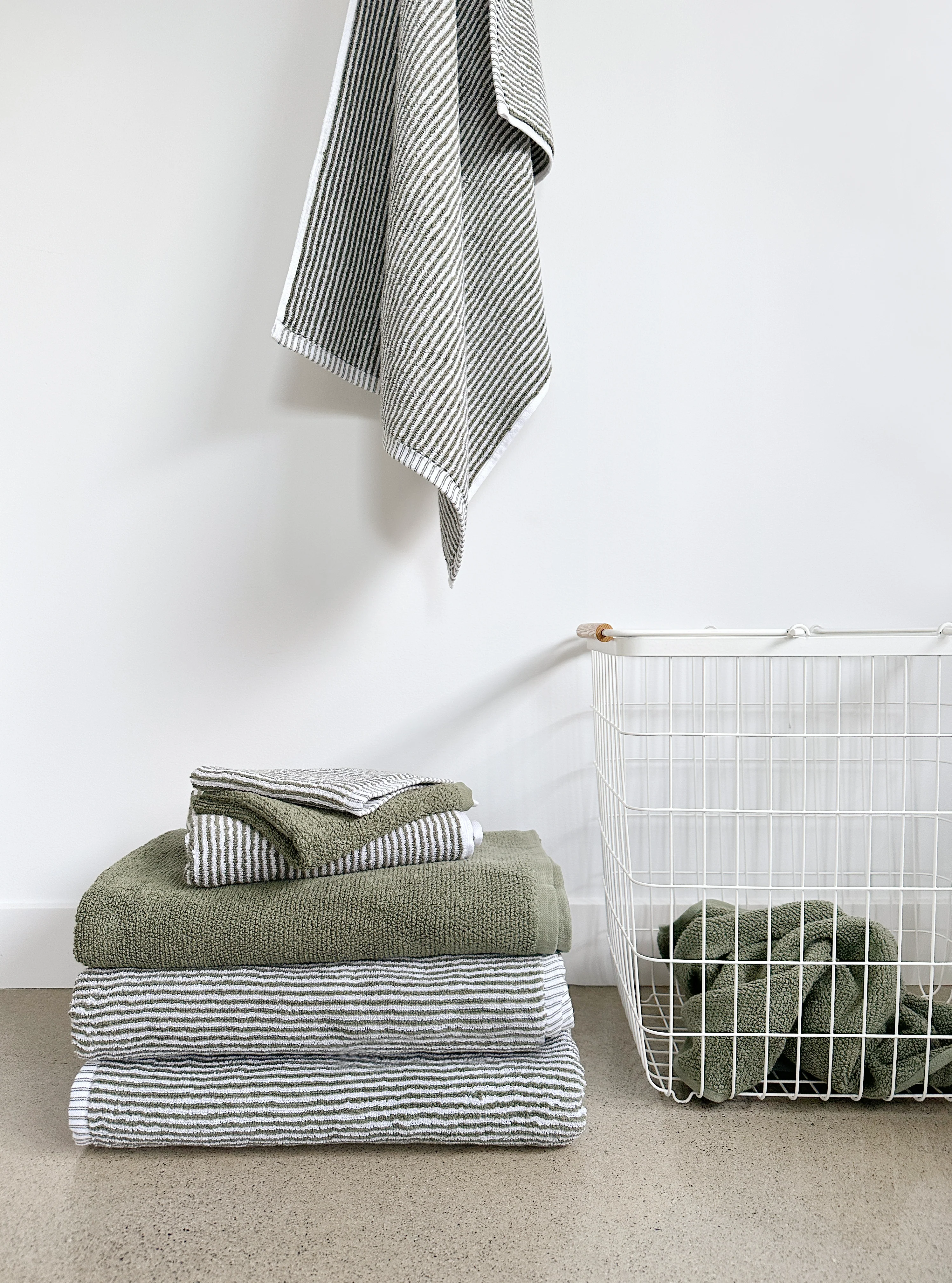 Classic Towels - Olive - Image 6