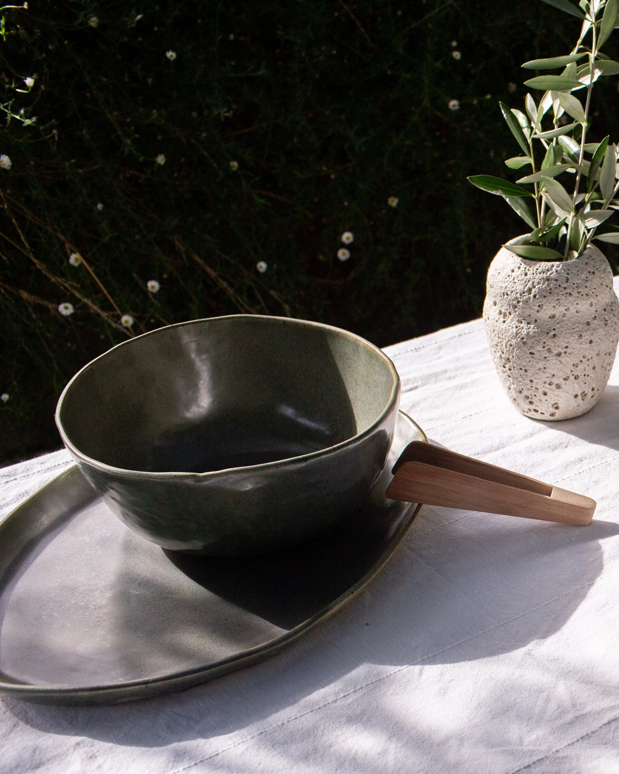 Deep Serving Bowl - Kelp - Image 3