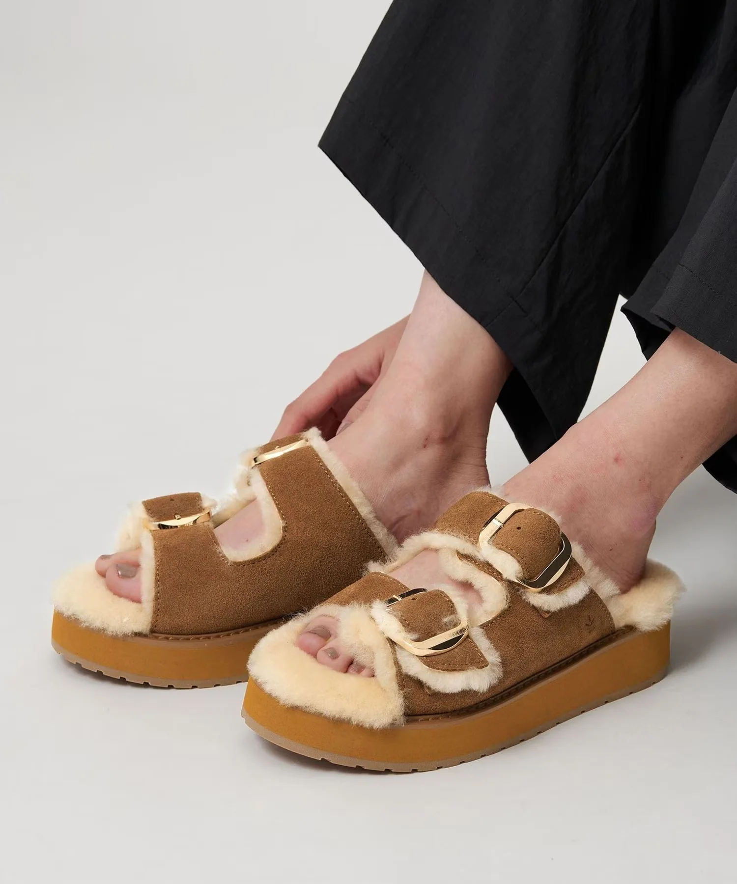 Cabello Slides - Chestnut - Image 5