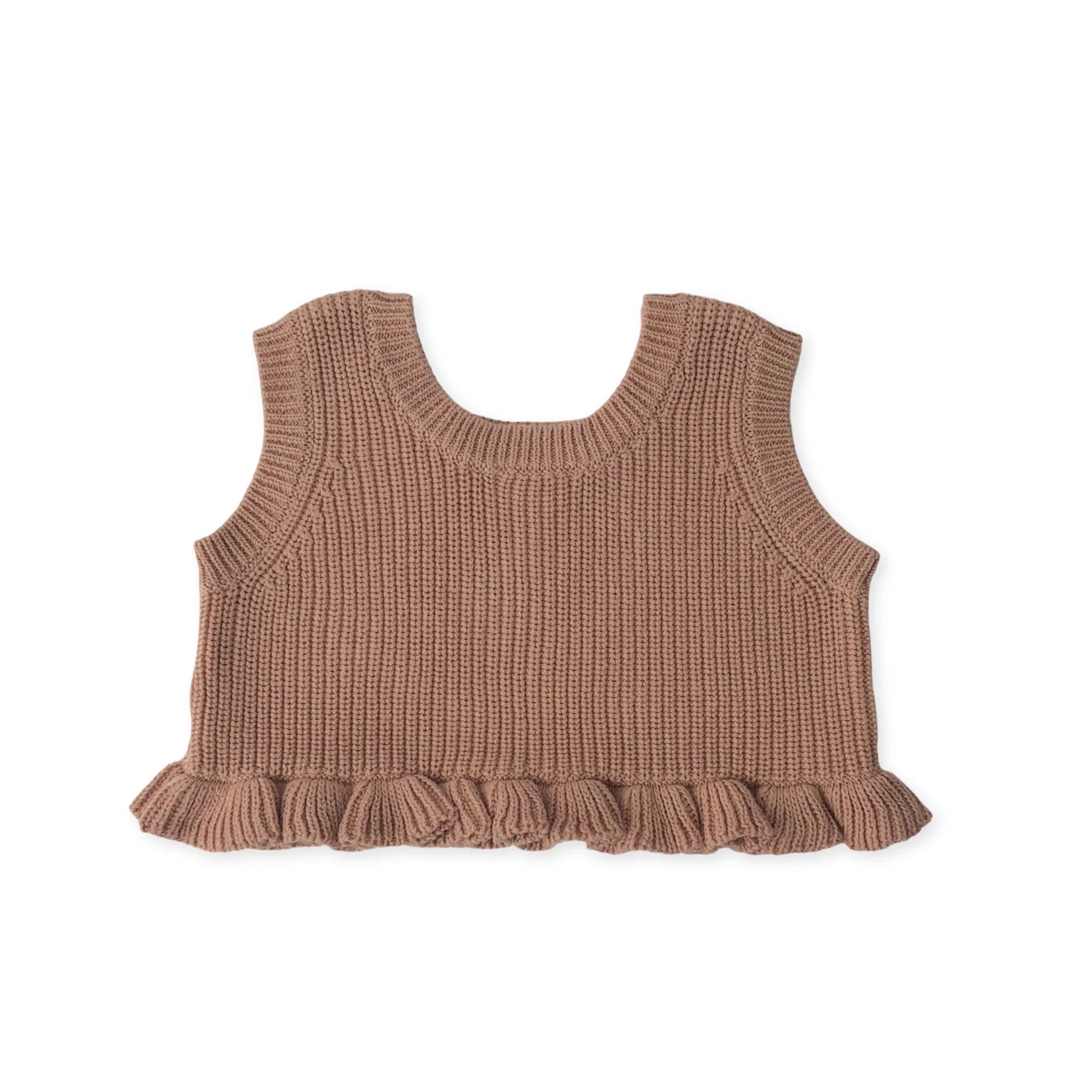 Frill Crop Top - Blush