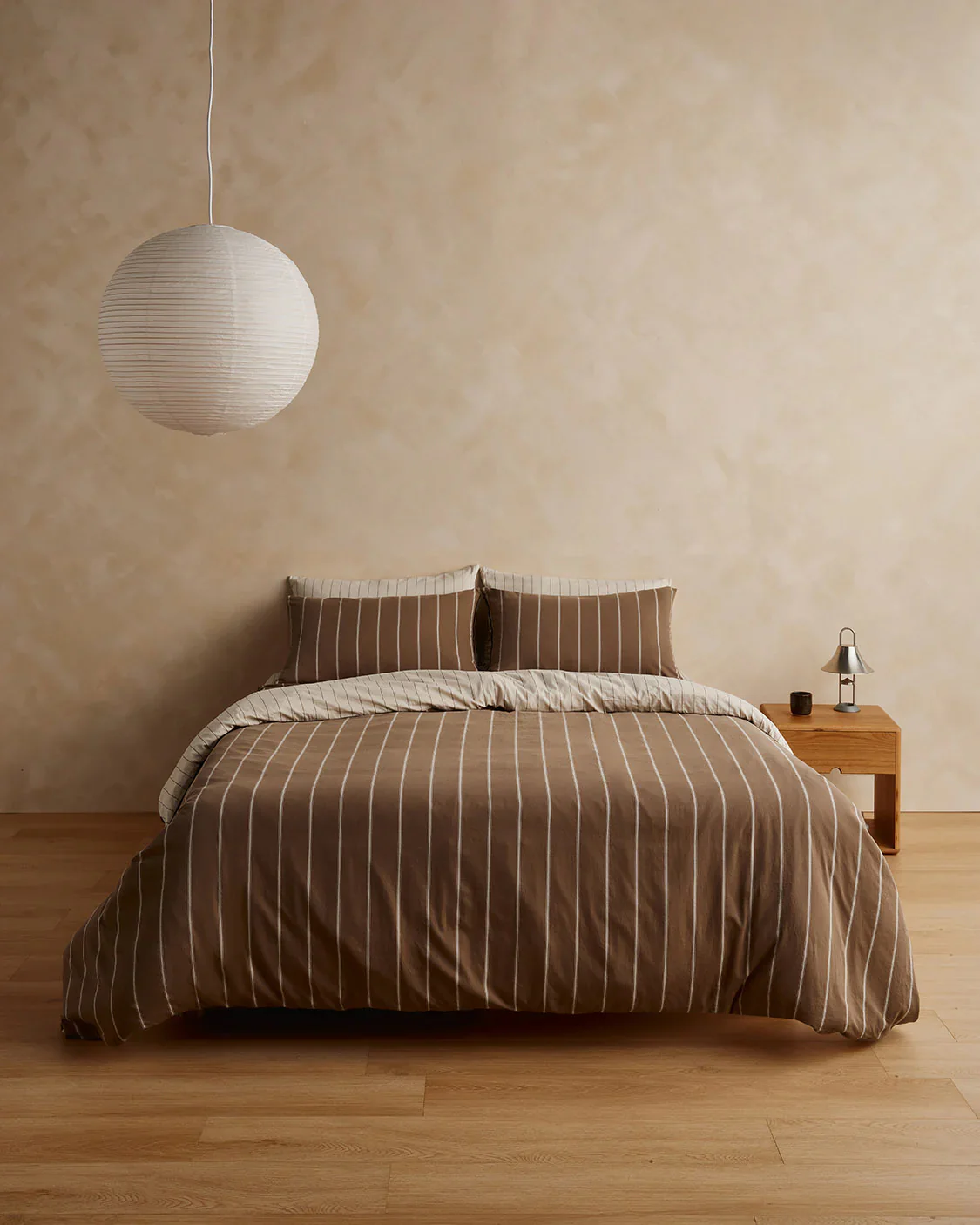 Caramel Stripe Pillowcases - Image 4