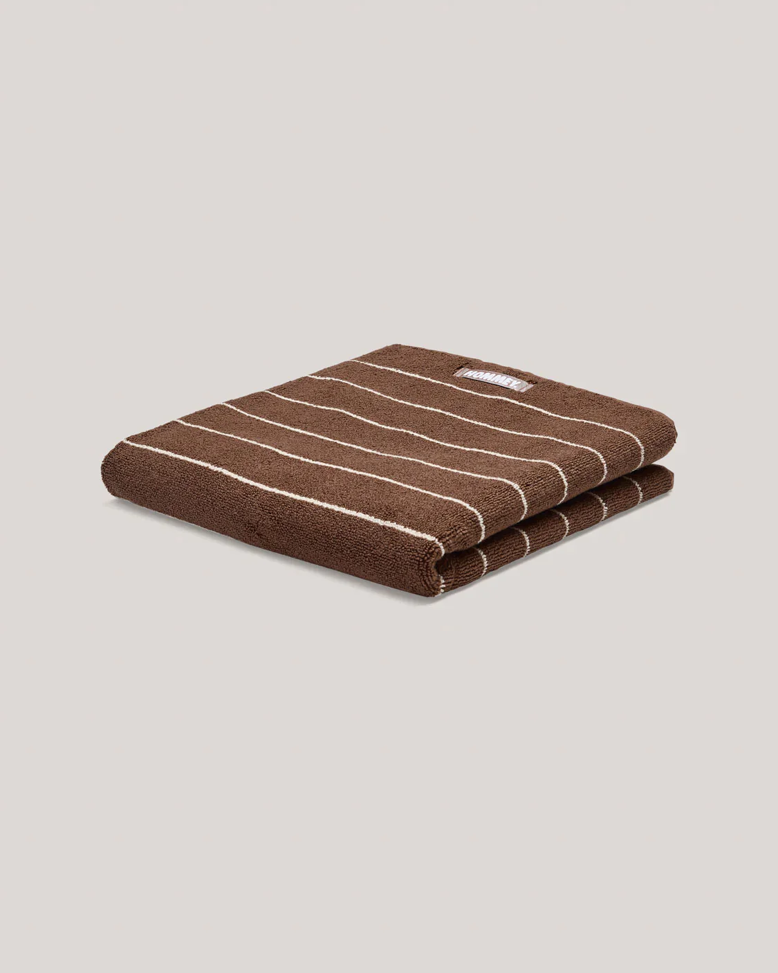 Hazelnut Pinstripe Towels - Image 6