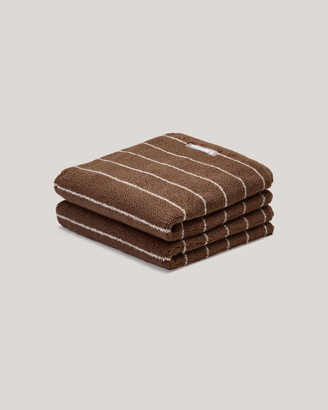 Hazelnut Pinstripe Towels - Image 7