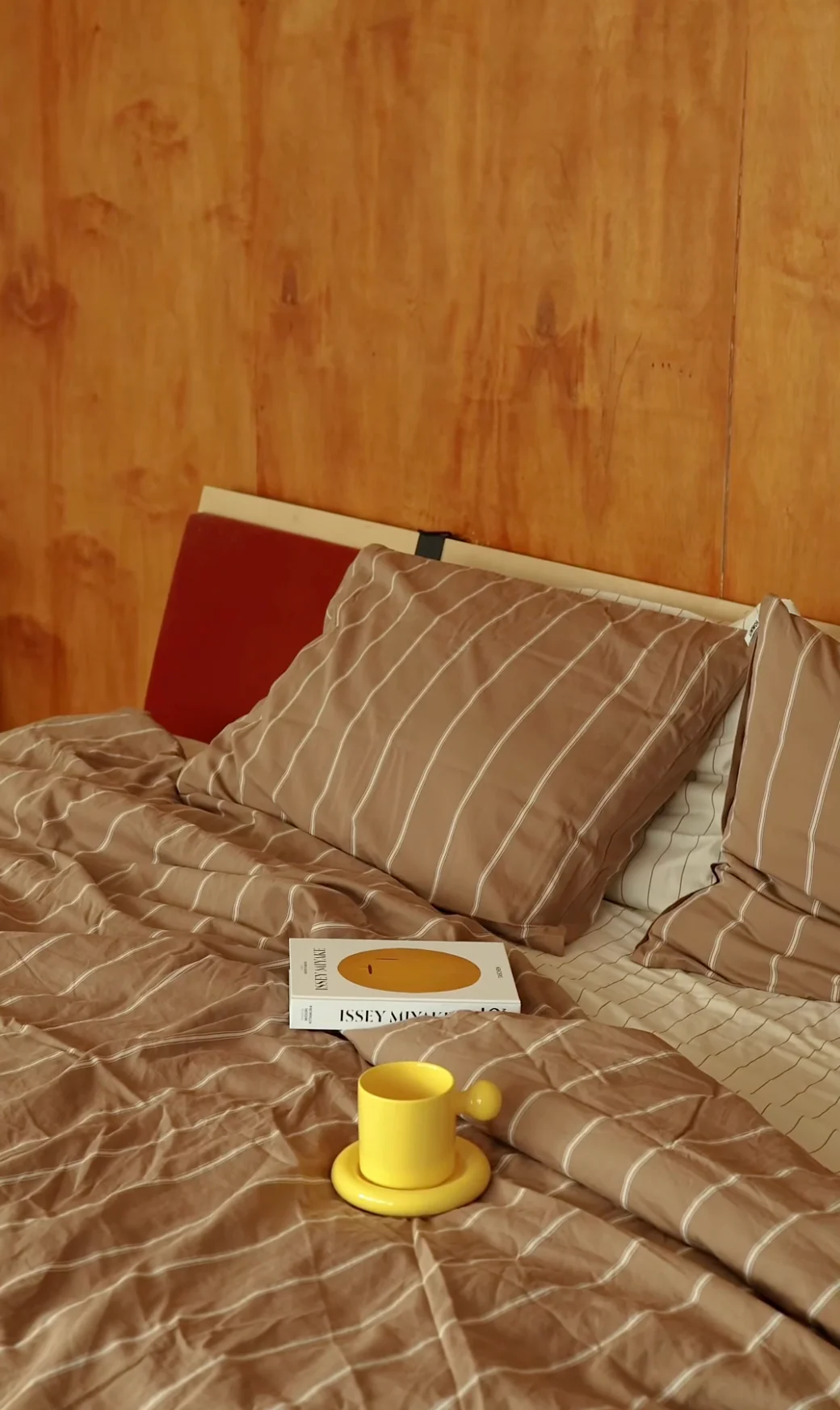 Versa Duvet Cover - Caramel & Cream - Image 6