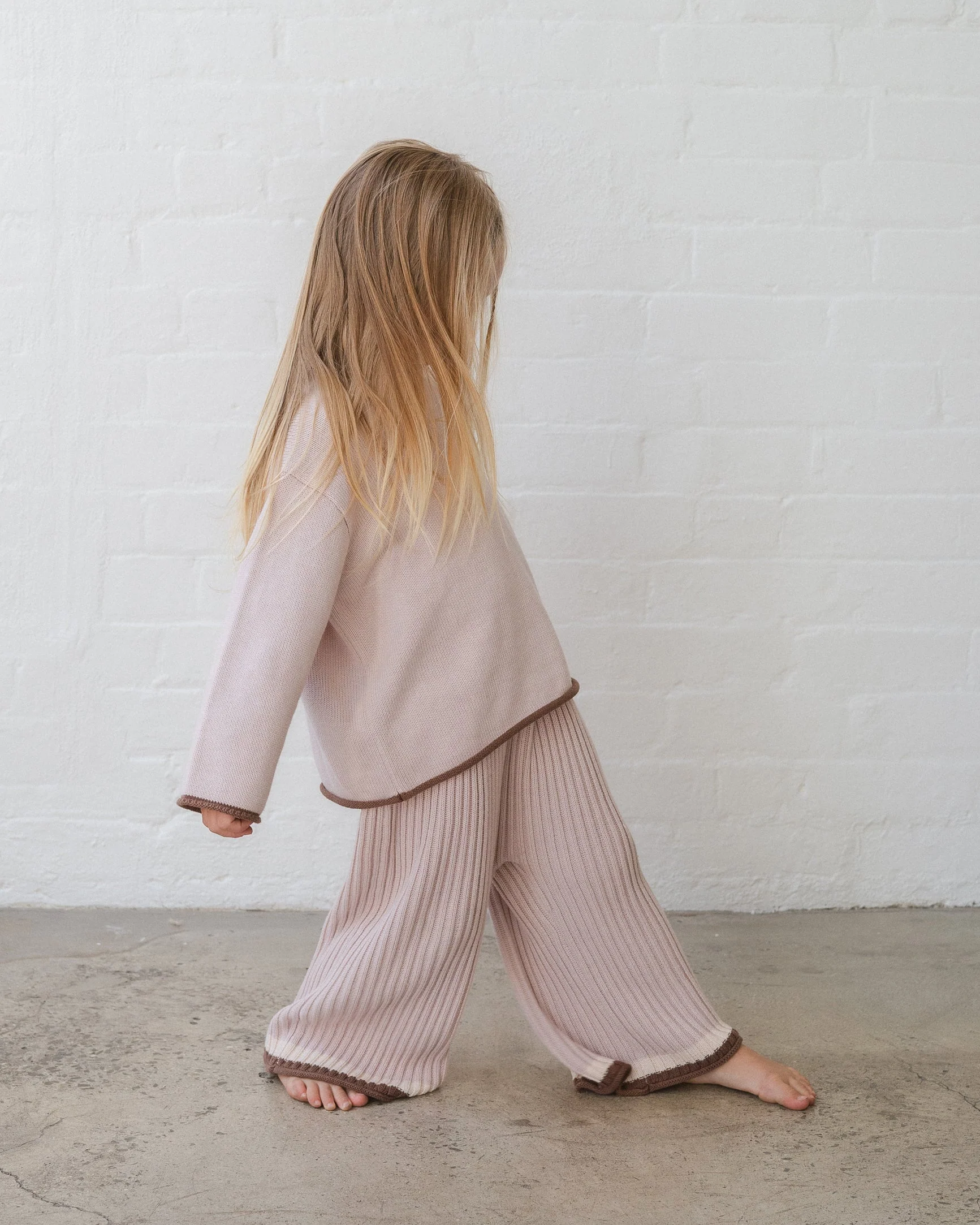 Essential Knit Jumper - Dusty Pink - Image 4