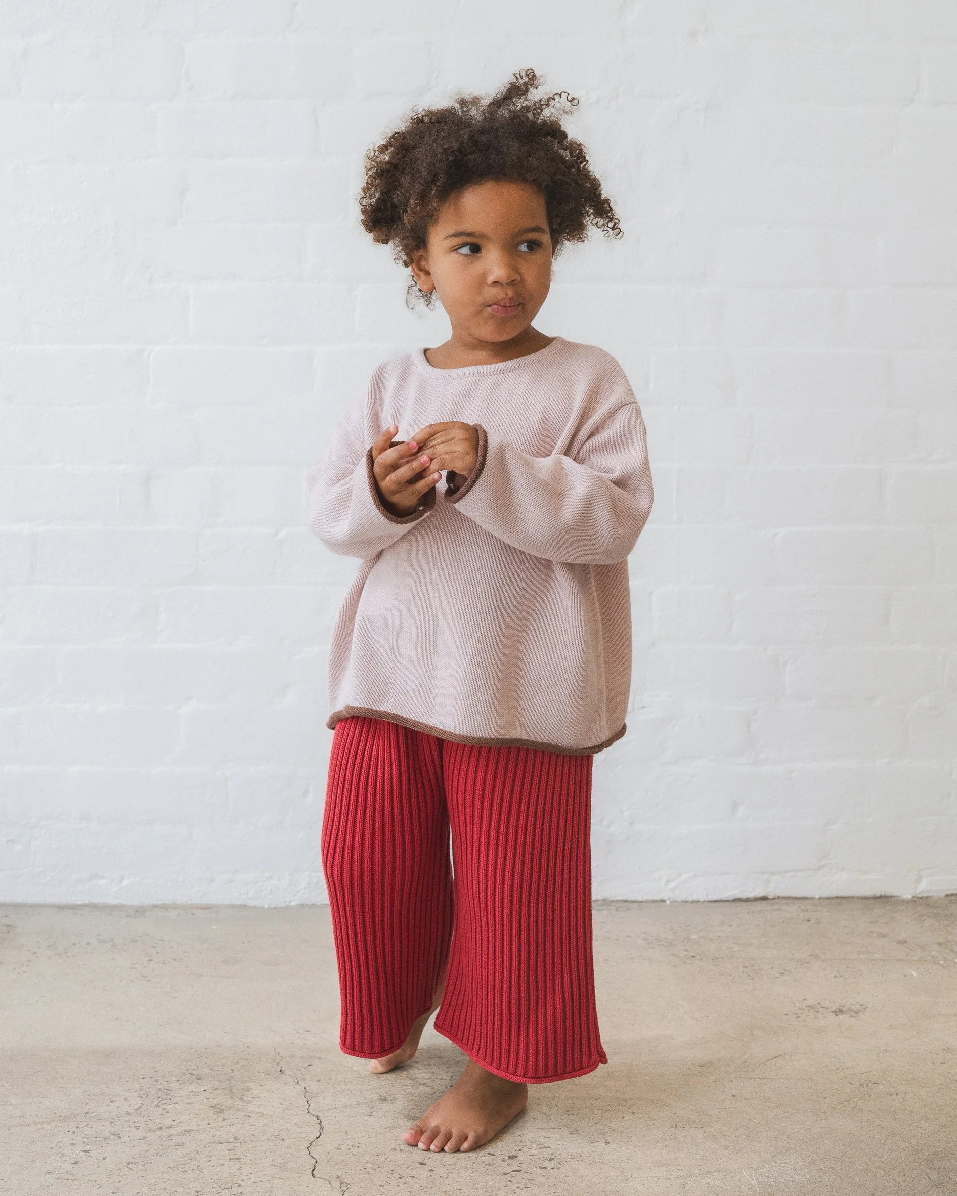 Essential Knit Pants - Chilli