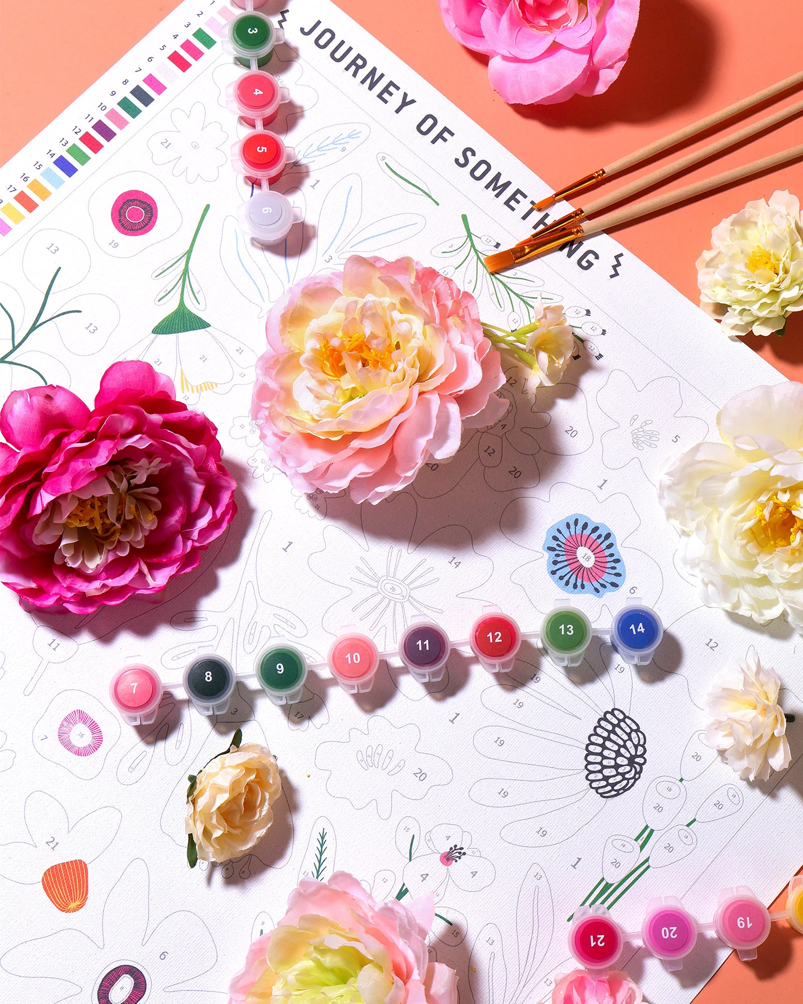 Paint by Numbers - Pressed Flowers - Image 3