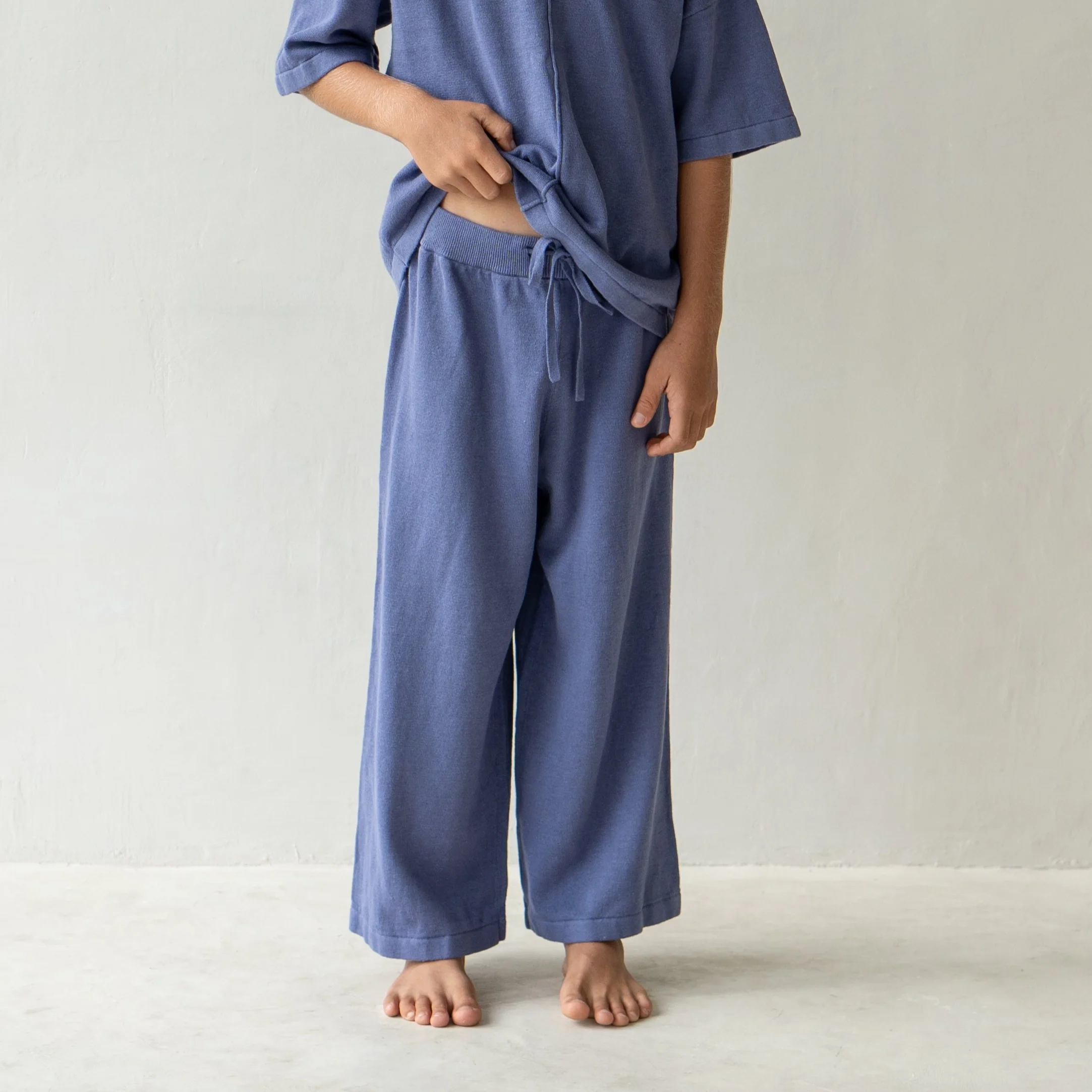 Lightweight Knit Pants - Dusk - Image 2