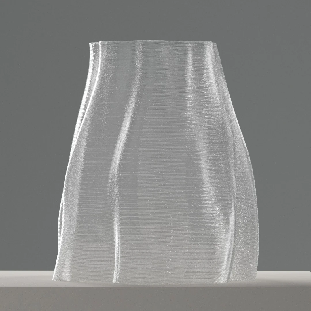 Lulu Waste Bin - Translucent Clear - Image 4