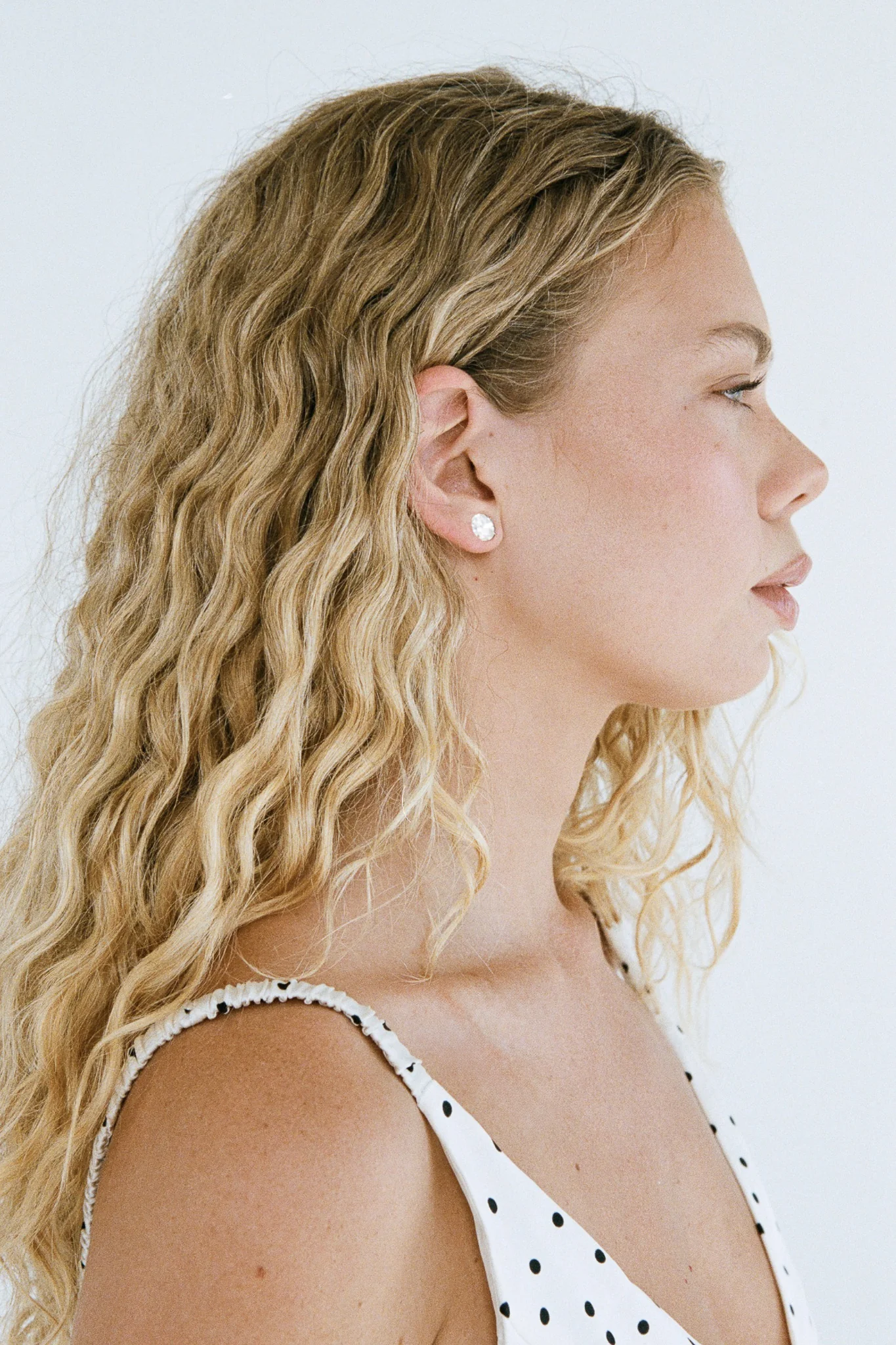 Oval CZ Studs - Image 2