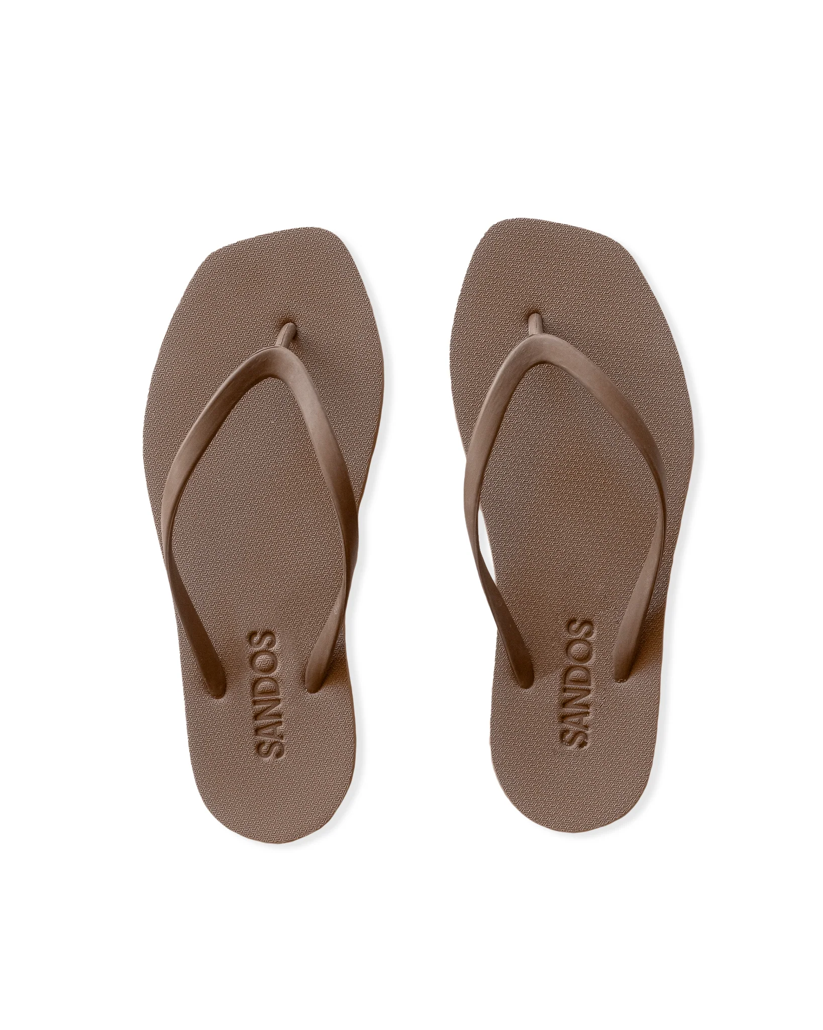 Square Toe Jandal - Chai