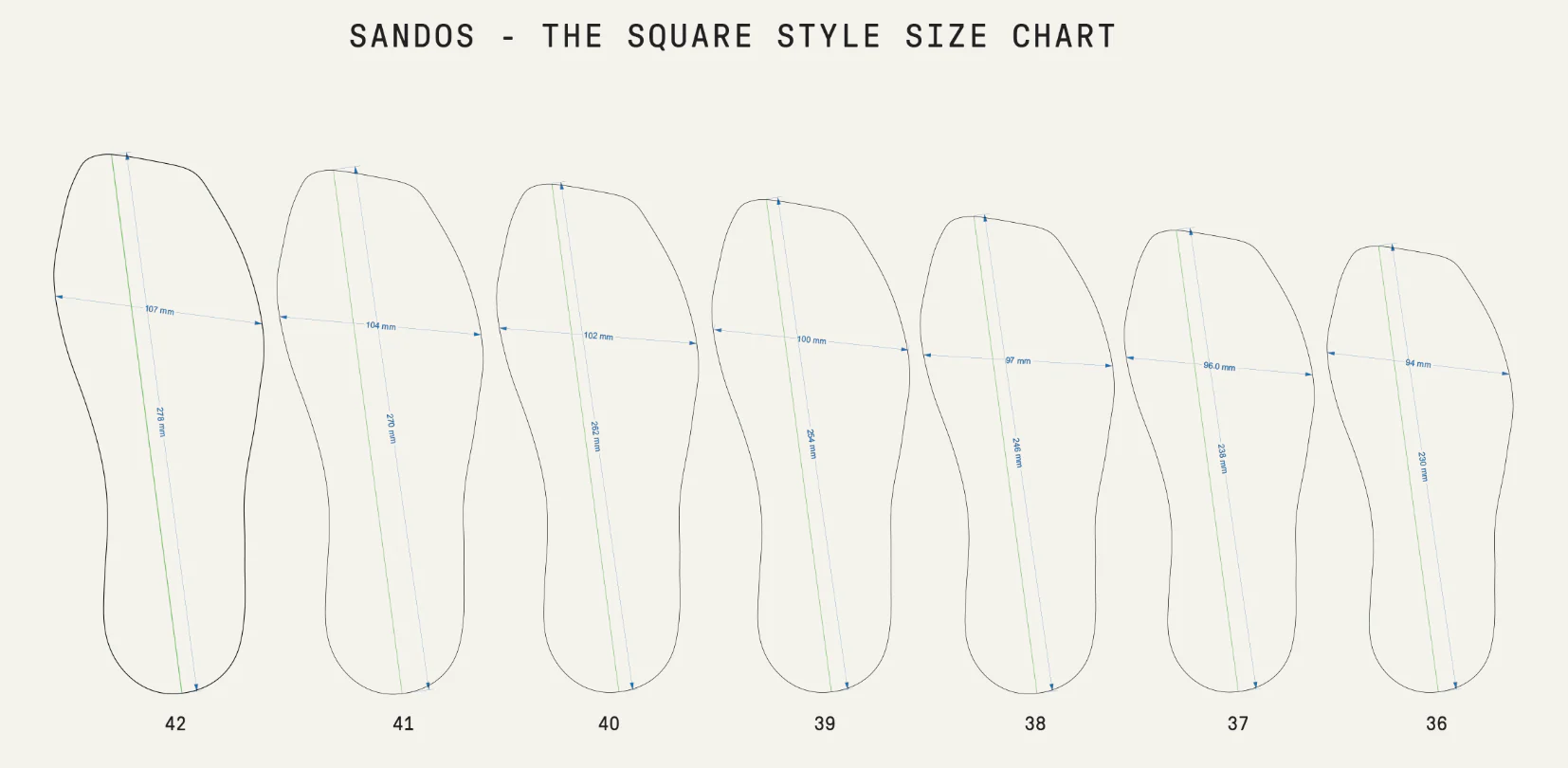 Square Toe Jandal - Chai - Image 8