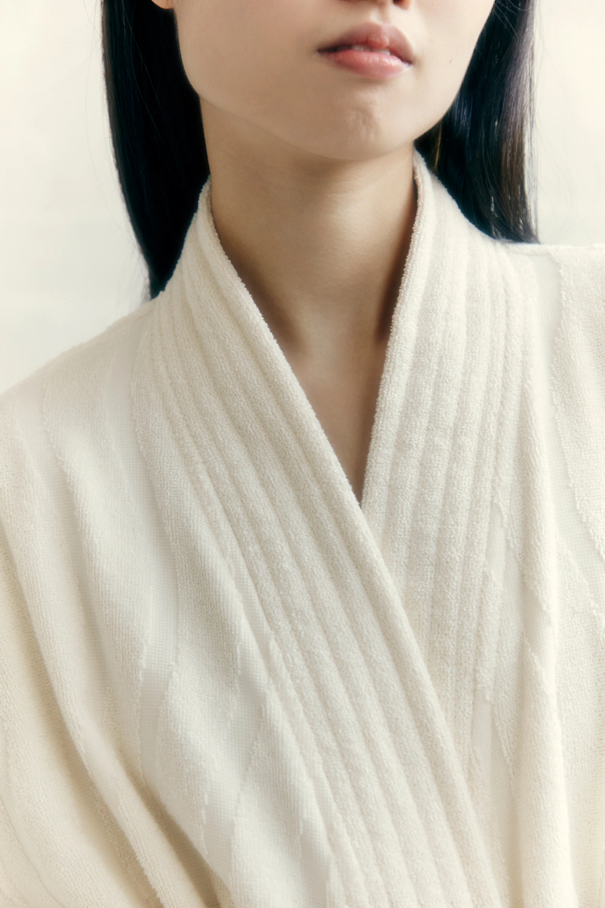 Sulis Bath Robe - Ivory - Image 10