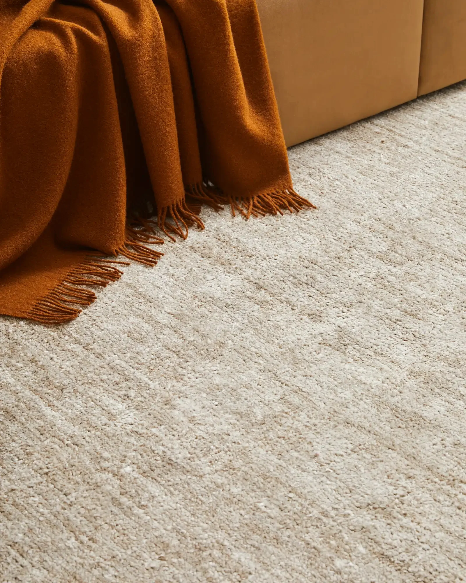 NZ Lambswool Throw - Nevis Spice - Image 3