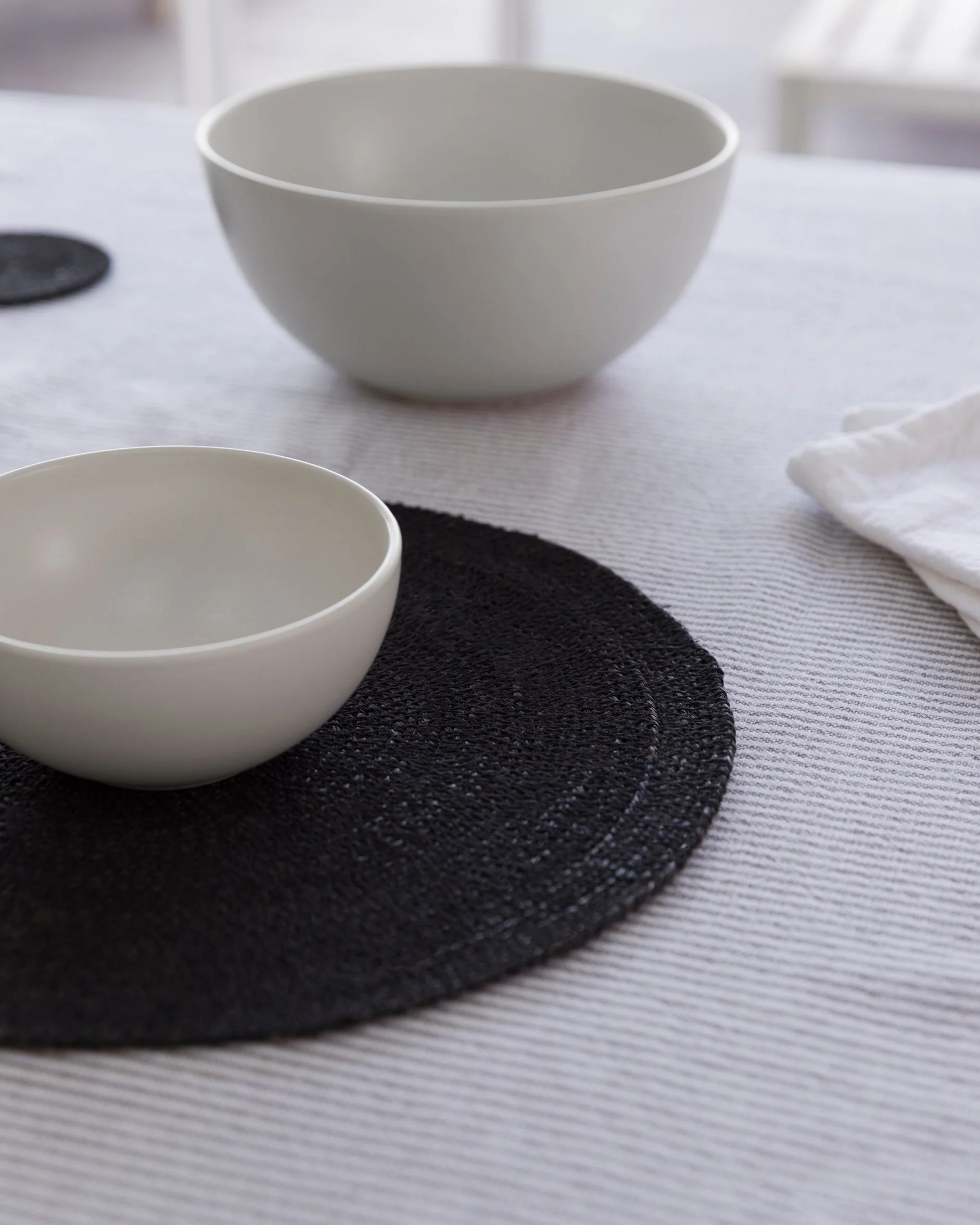 Woven Placemat - Black - Image 2