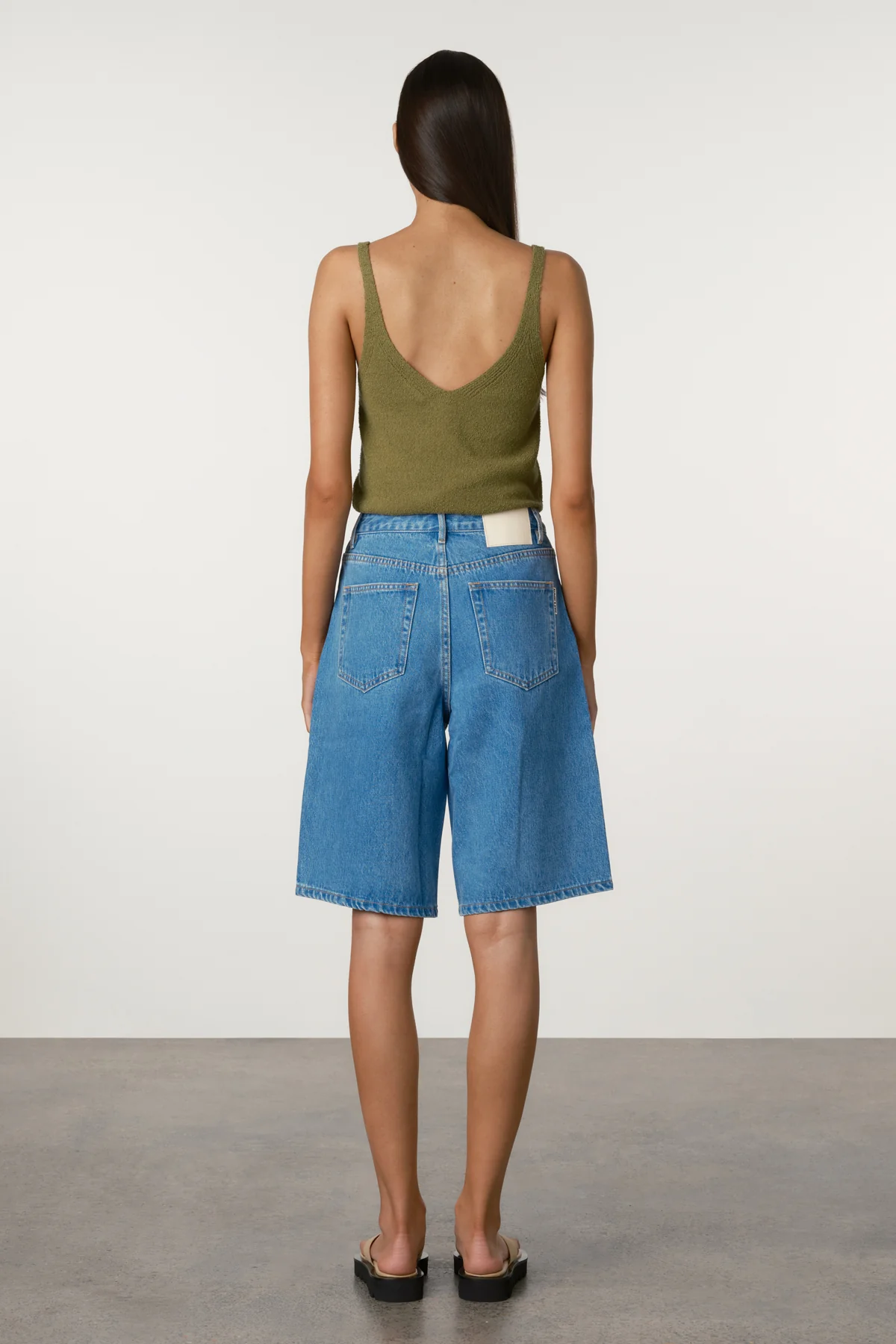 Denim Walk Shorts - Image 4